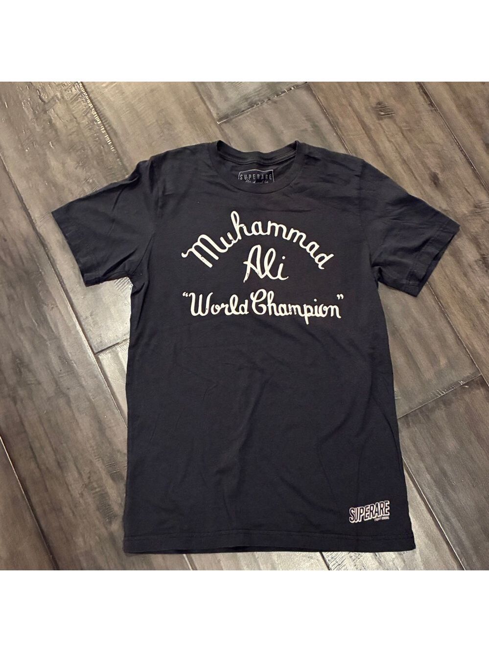 Superare x Muhammad Ali World Champion Graphic T-Shirt - Size Medium